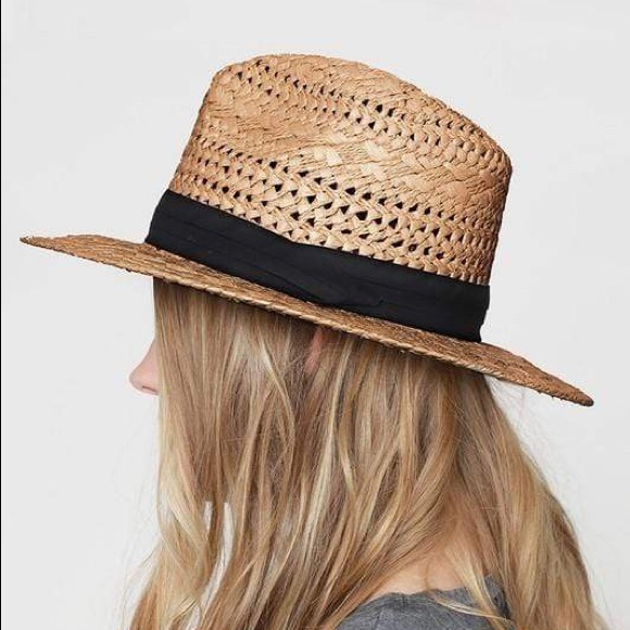 Find The Sun Short Brim Panama Hat-Light Brown - Picture 5 of 7